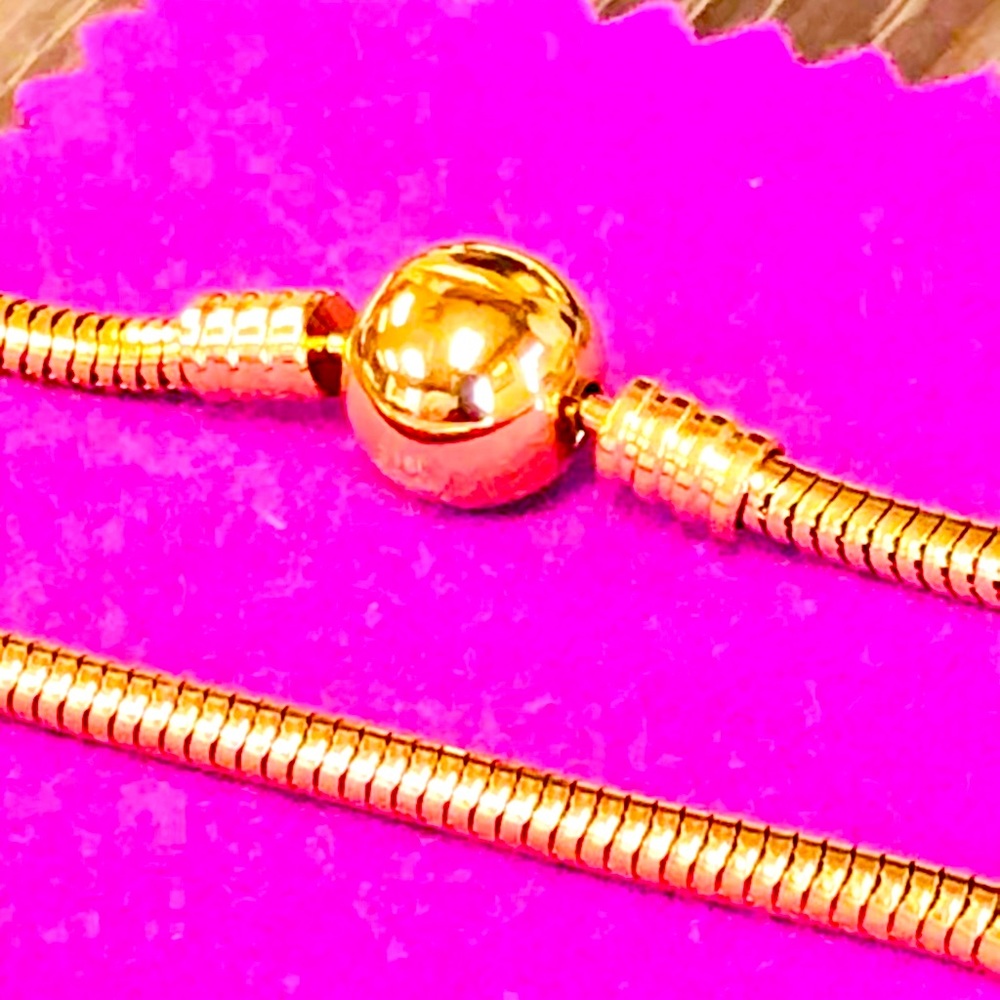 SOLD!!! New Round Snake Chain in Gold